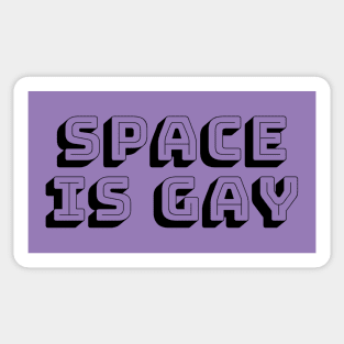 Space Is Gay Sticker